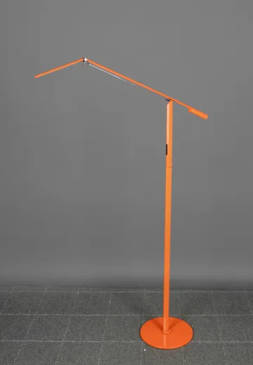 Orange Adjustable *LED* Floor Lamp
