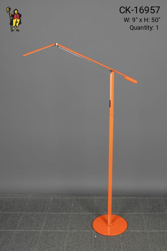 Orange Adjustable *LED* Floor Lamp