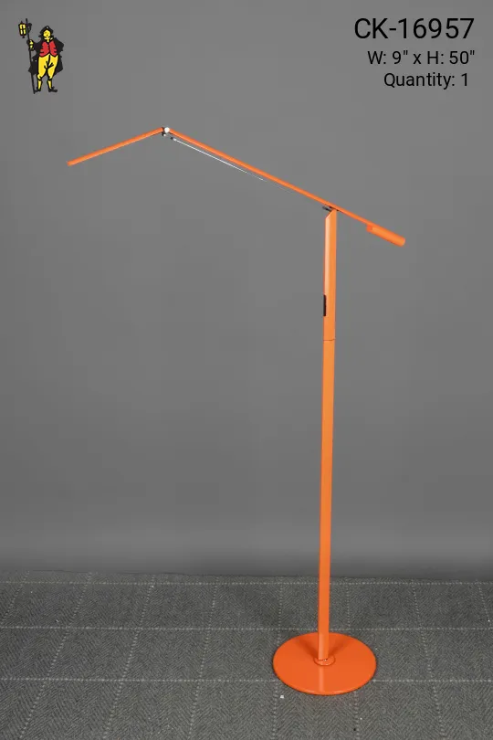 Orange Adjustable *LED* Floor Lamp