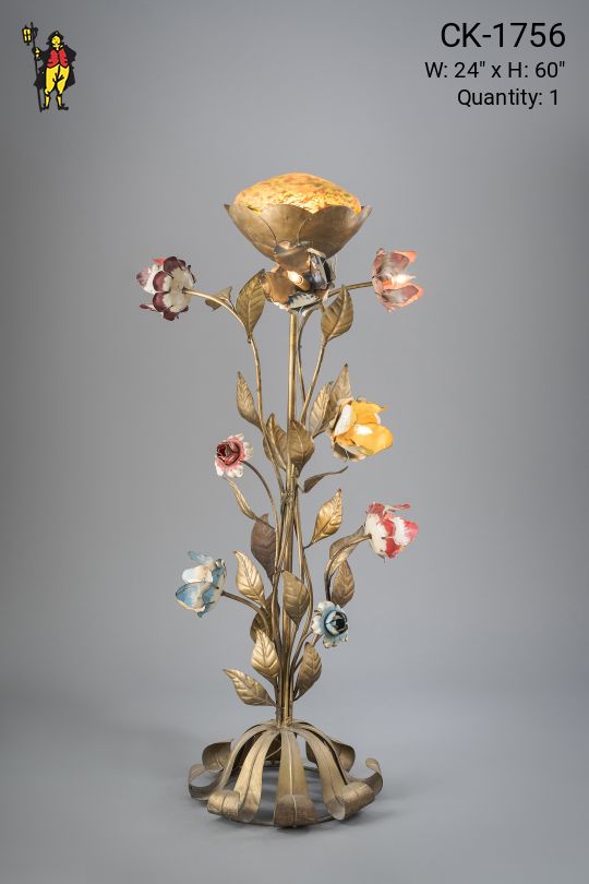 Unique Floral Floor Lamp