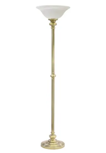Antique Brass Torchiere