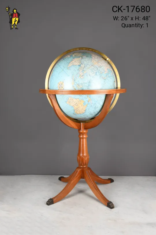 Regency Style (Atlas) Globe Floor Lamp