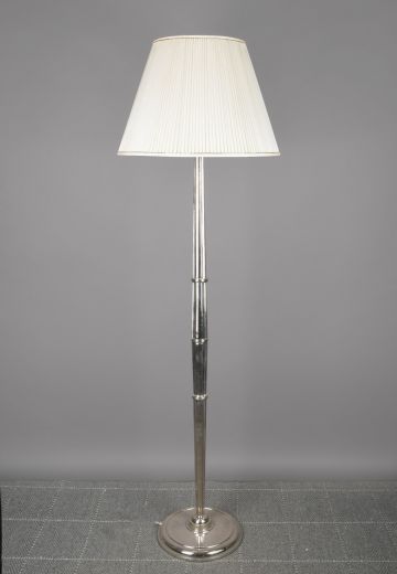 Traditional Polished Nickel Floor Lamp