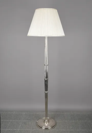 Traditional Polished Nickel Floor Lamp