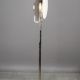 Polished Nickel Modern Screen Shaded Floor Lamp #0