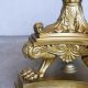 7' Brass Eight Candle Federal Standing Footed Candelabra #8