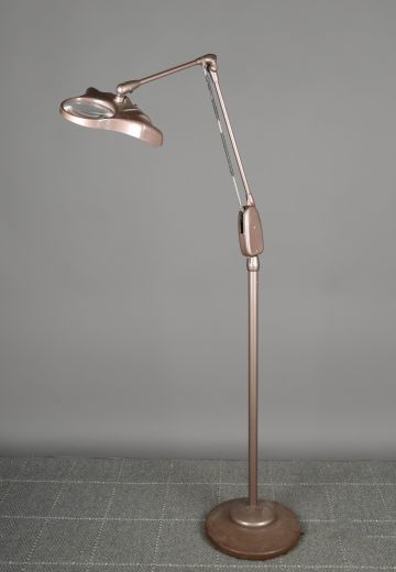 Adjustable Magnifying Glass Fluorescent Floor Lamp