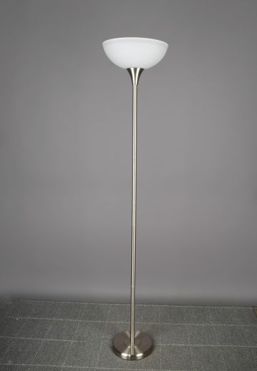 Modern Nickel Torchiere