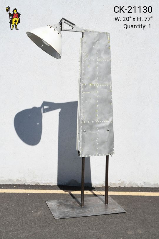 Metal Distressed Industrial  Spotlight Large Floor Lamp