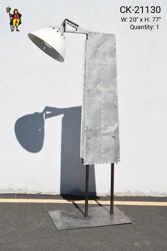 Metal Distressed Industrial  Spotlight Large Floor Lamp