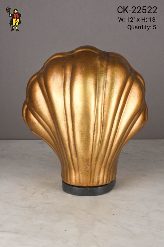 Gold Plastic Clamshell Footlight