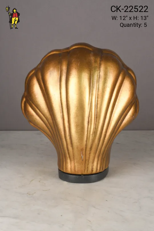 Gold Plastic Clamshell Footlight
