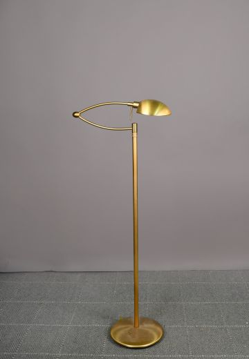 Modern Brass Swing Arm Floor Lamp