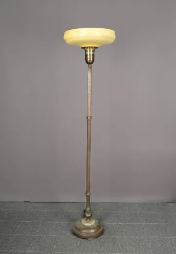 Antique Brass Traditional Torchiere