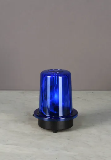 Blue Rotating Beacon Light