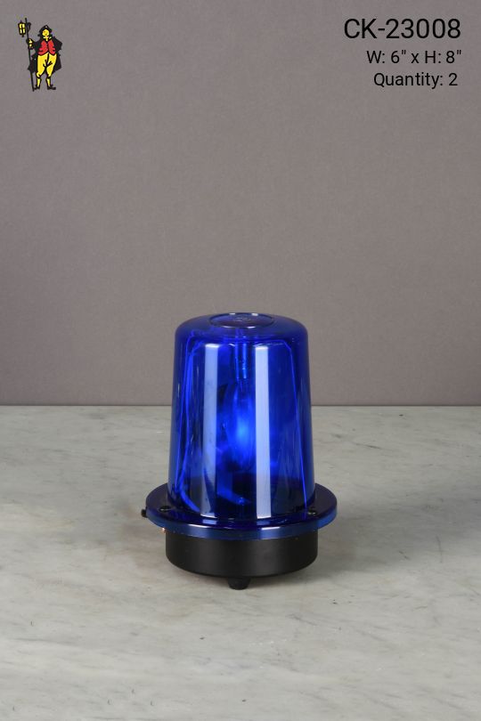 Blue Rotating Beacon Light