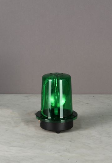 Green Rotating Beacon Light