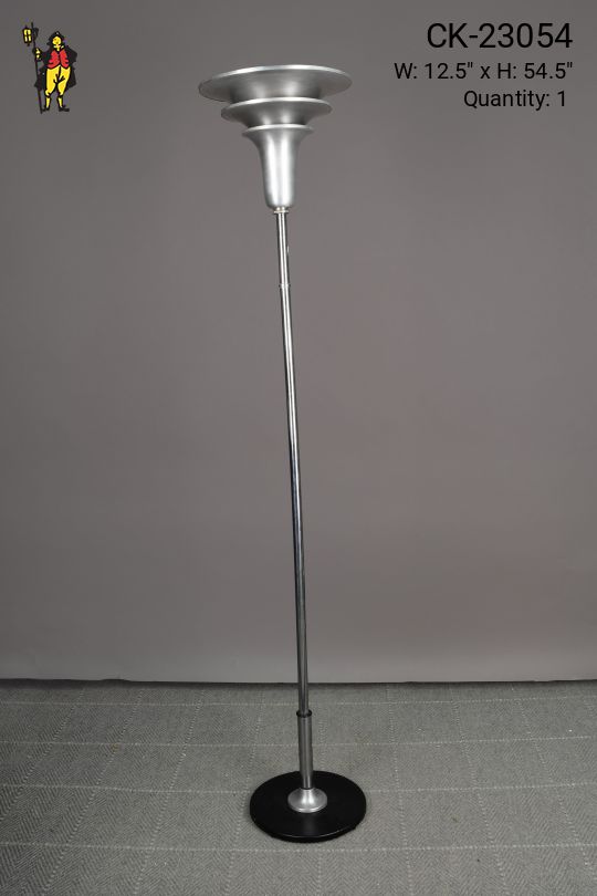 Art Deco Nickel Torchiere