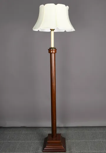 Formal Wooden Floor Lamp