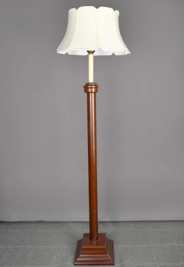 Formal Wooden Floor Lamp