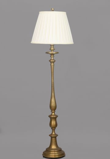 Traditional Brass Floor Lamp
