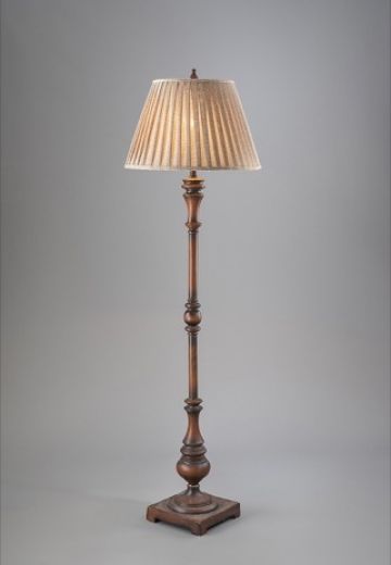 Traditional Wooden Floor Lamp