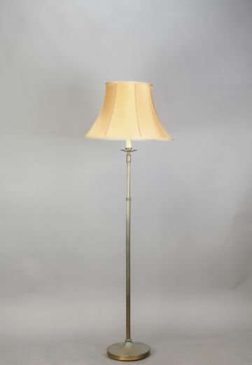 Art Deco Brass Pole Floor Lamp