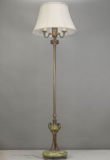 Marble & Brass Floor Lamp