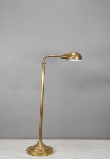 Adjustable Brass Reading Floor Lamp