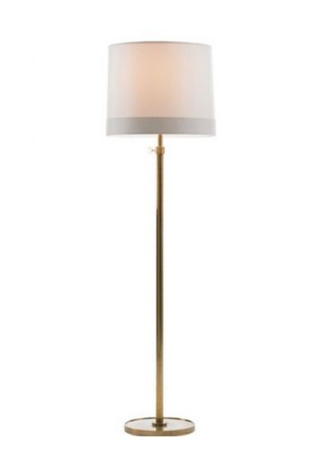 Modern Brass Pole Floor Lamp