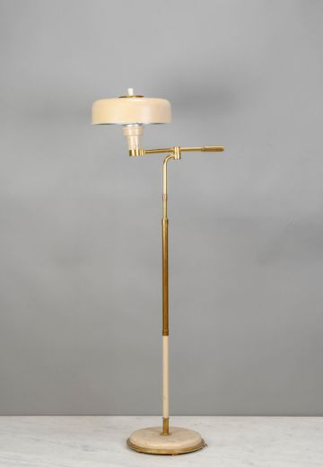 Mid Century Metal Shaded Floor Lamp