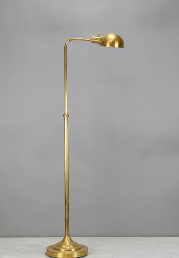 Adjustable Brass Reading Floor Lamp