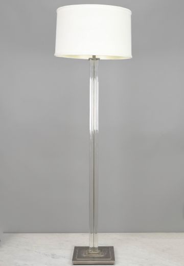 Glass Contemporary Floor Lamp