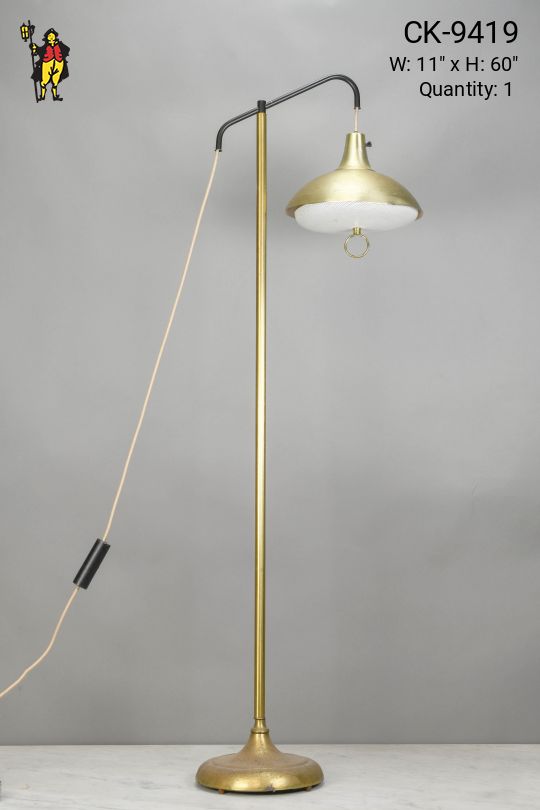 Brass Bridge Floor Lamp