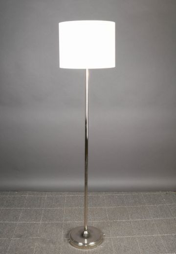 Polished Nickel Floor Lamp