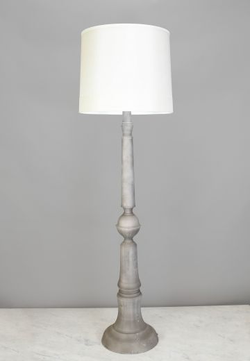 Gray Ceramic Floor Lamp