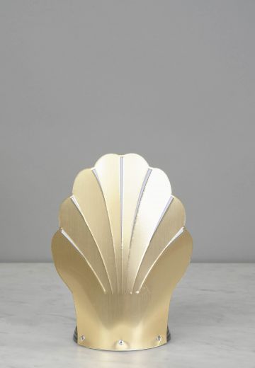 Plastic Brass Finished Shell Stage Footlight
