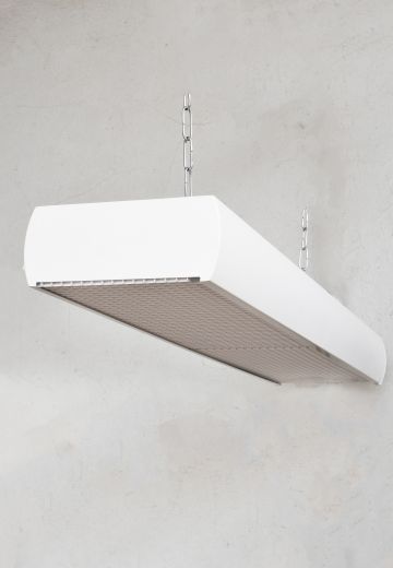 4' White Fluorescent w/Prismatic Lens (Gutted - Asteras/Titans)