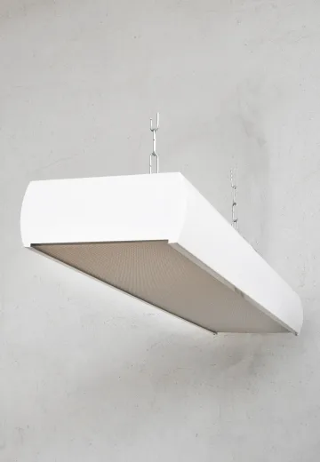 4' White Fluorescent w/Prismatic Lens (Gutted - Asteras/Titans)