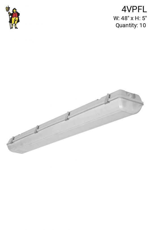 4' Vapor Proof Fluorescent Fixture