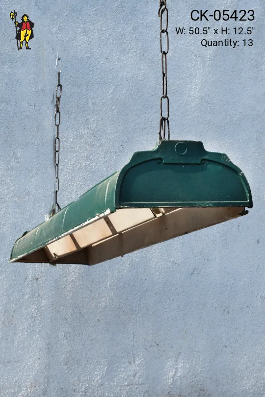 4' Two Bulb Warehouse Fluorescent Open Bottom