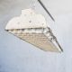 4' Gray Vintage  "CMC" Fluorescent w/Egg Crate Reflector #4