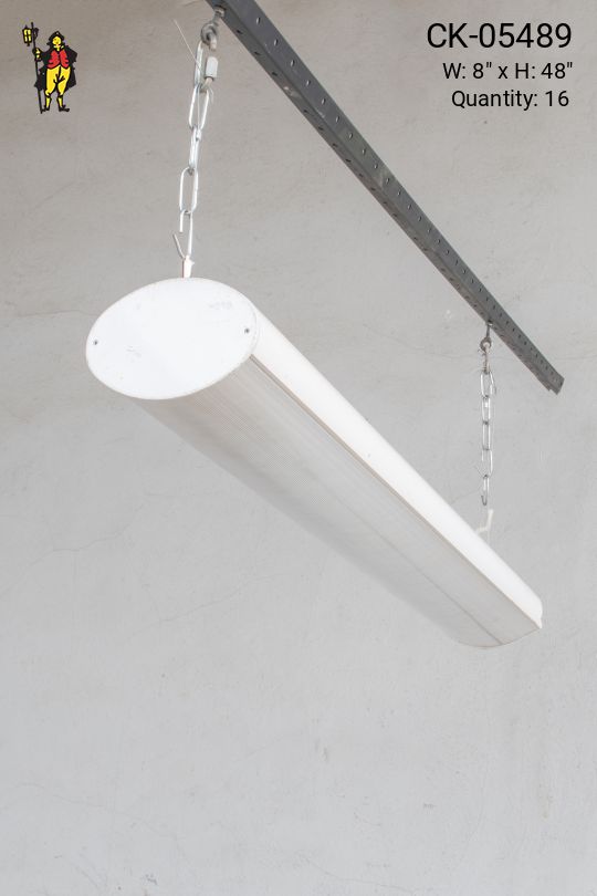 4' Contemporary Two Bulb w/Prismatic  Lens