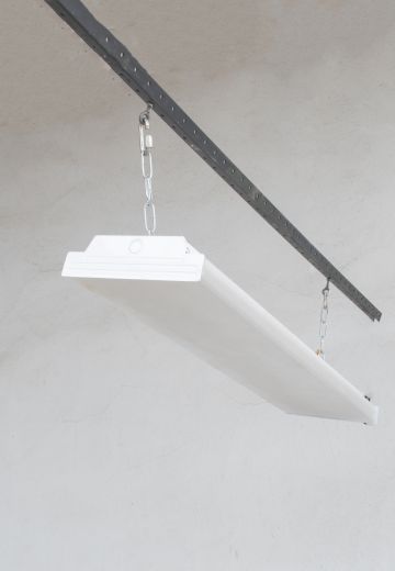 4' Wrap Around Prismatic Lens Fluorescent (Available as Hanging or Flush Mount)