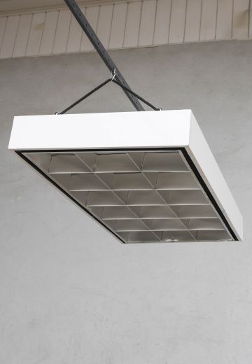 4' Flush Mount Box Fluorescent Fixture