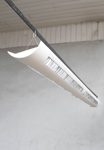 8' Four Bulb Modern Fluorescent Fixture