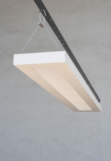 4' Modern White Fluorescent