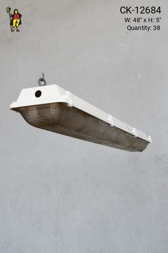 4' Vapor Proof Fluorescent Fixture (Available as Hanging or Flush Mount)
