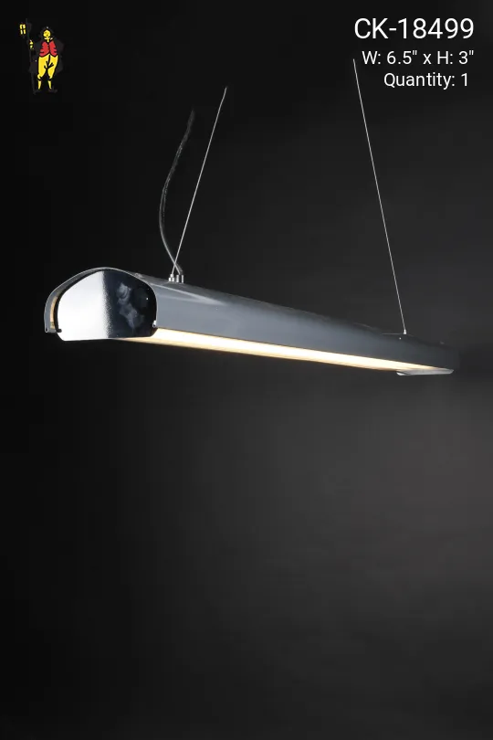 4' Modern Gray Fluorescent