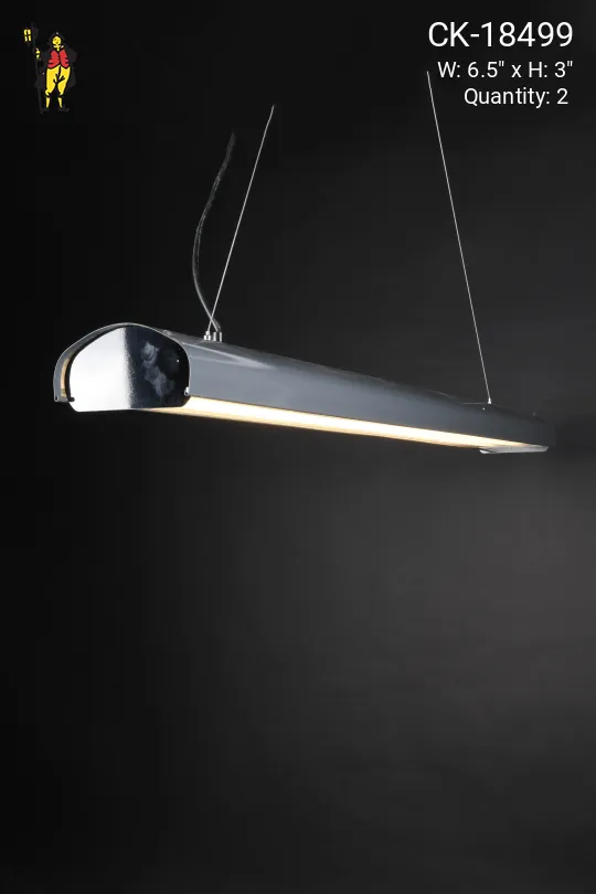 4' Modern Gray Fluorescent